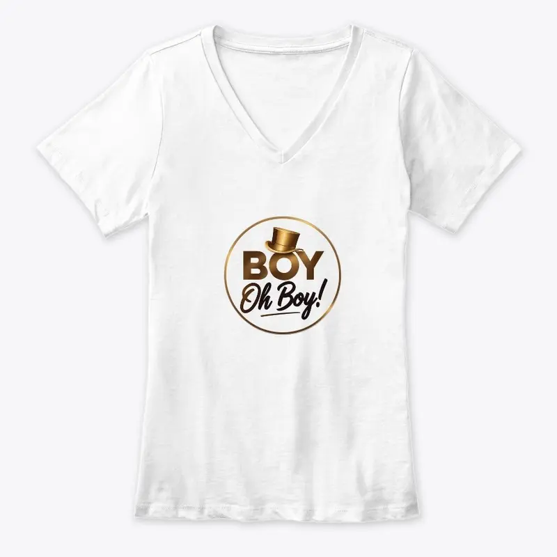 Stylized text logo - Boy Oh Boy!