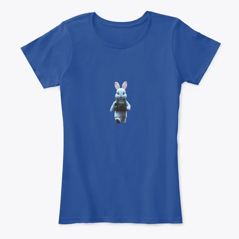 A cute fluffy rabbit pilot-T-Shirt's