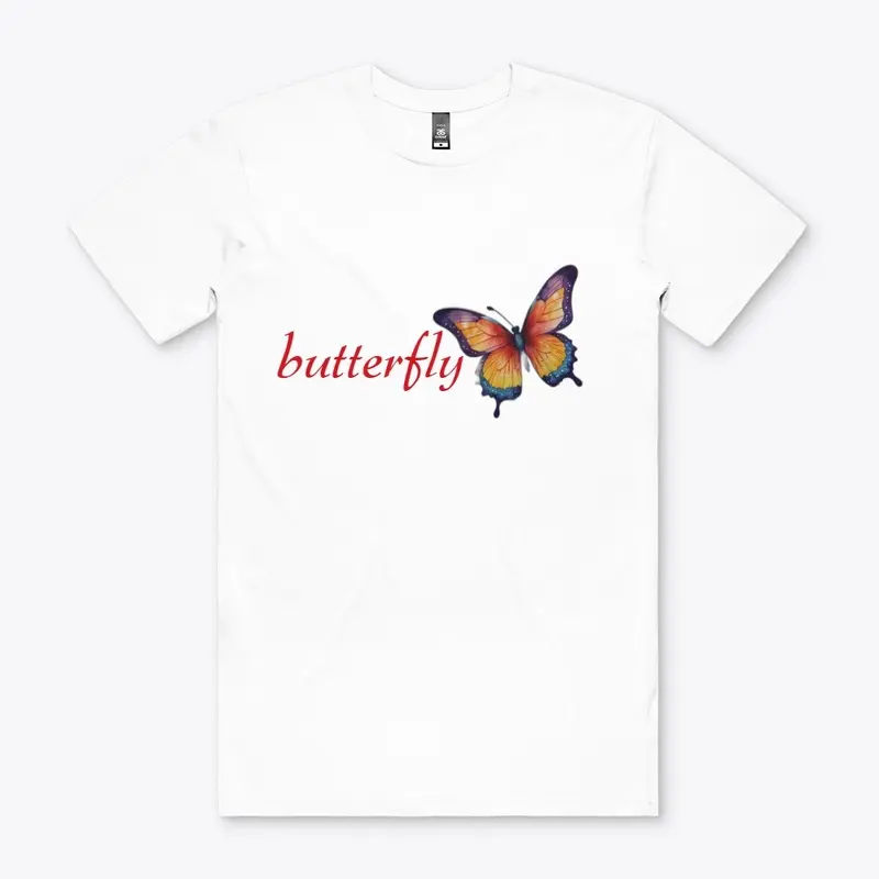 vibrant butterfly design ladies garment