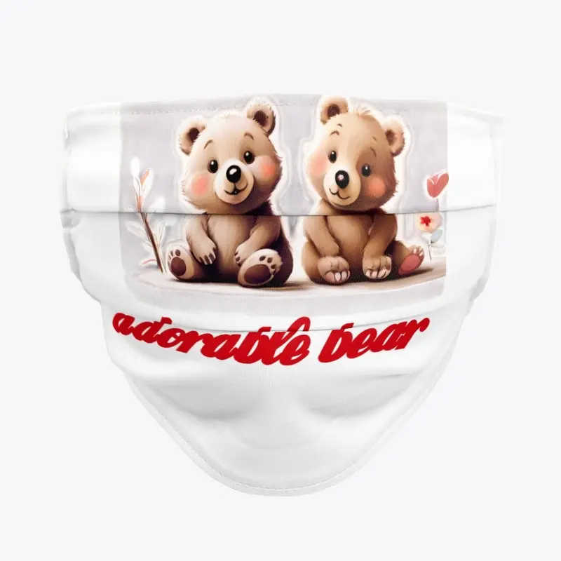 Adorable Baby Bear Sitting Designs Tee