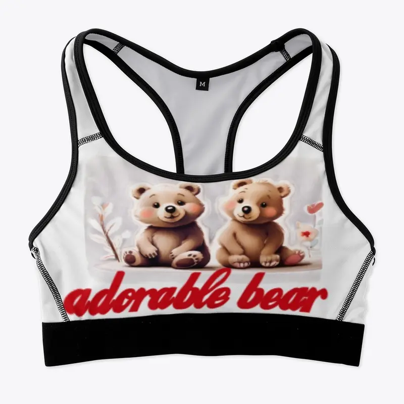 Adorable Baby Bear Sitting Designs Tee