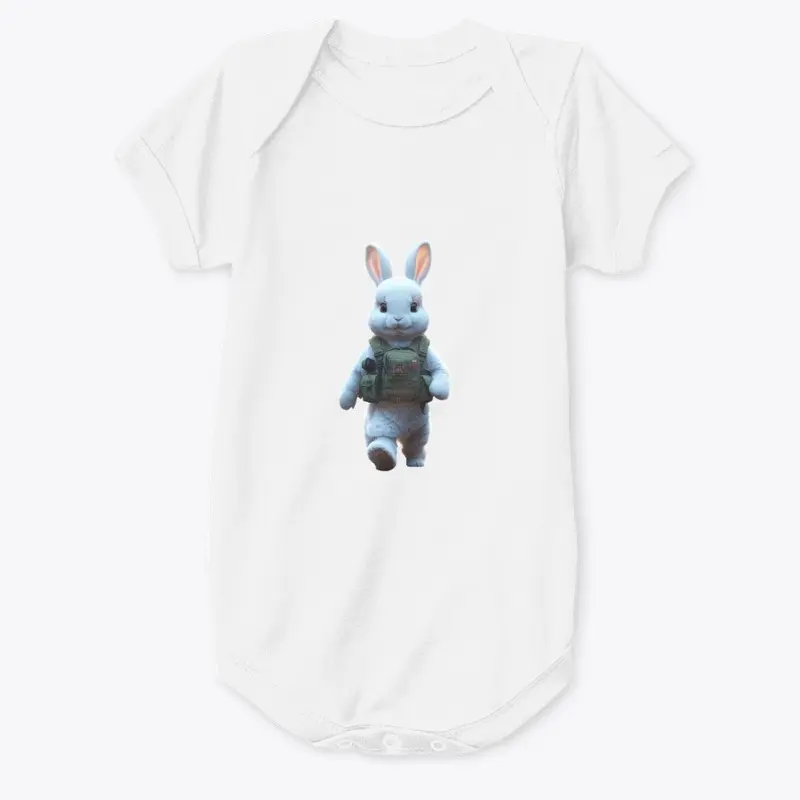 A cute fluffy rabbit pilot-T-Shirt's