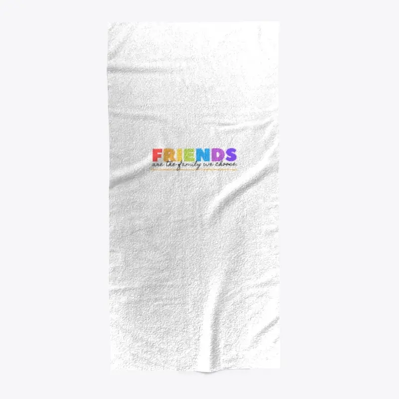 Colorful Text Friendship Typography Tee