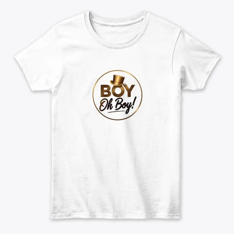 Stylized text logo - Boy Oh Boy!