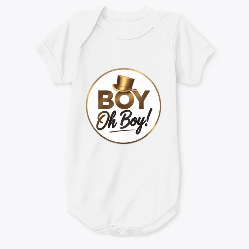 Stylized text logo - Boy Oh Boy!