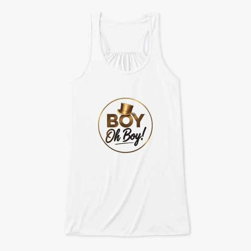 Stylized text logo - Boy Oh Boy!