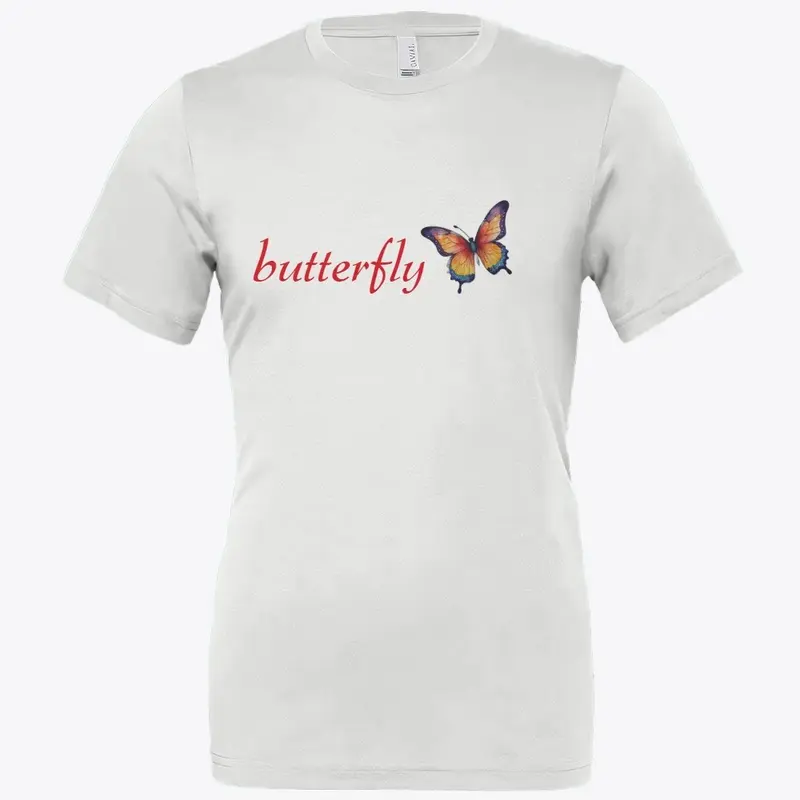 vibrant butterfly design ladies garment