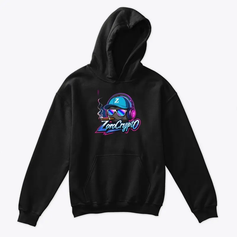 A stunning "ZoroCrypt0" logo Hoodie's