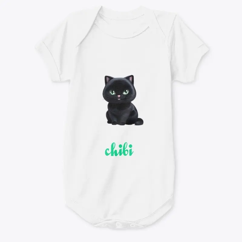 puffy chibi-style black cat-hoodie