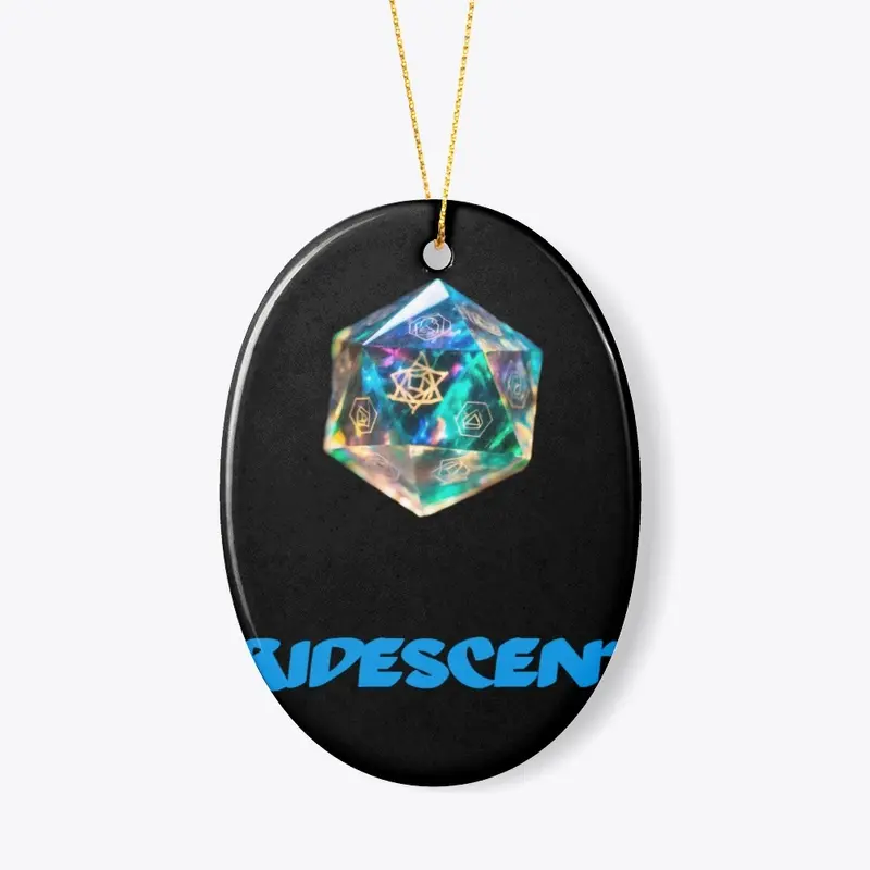 Enchanting Iridescent Polyhedron T-Shirt