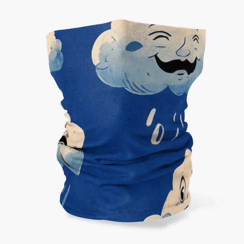 Clouds with crazy faces All Over Print