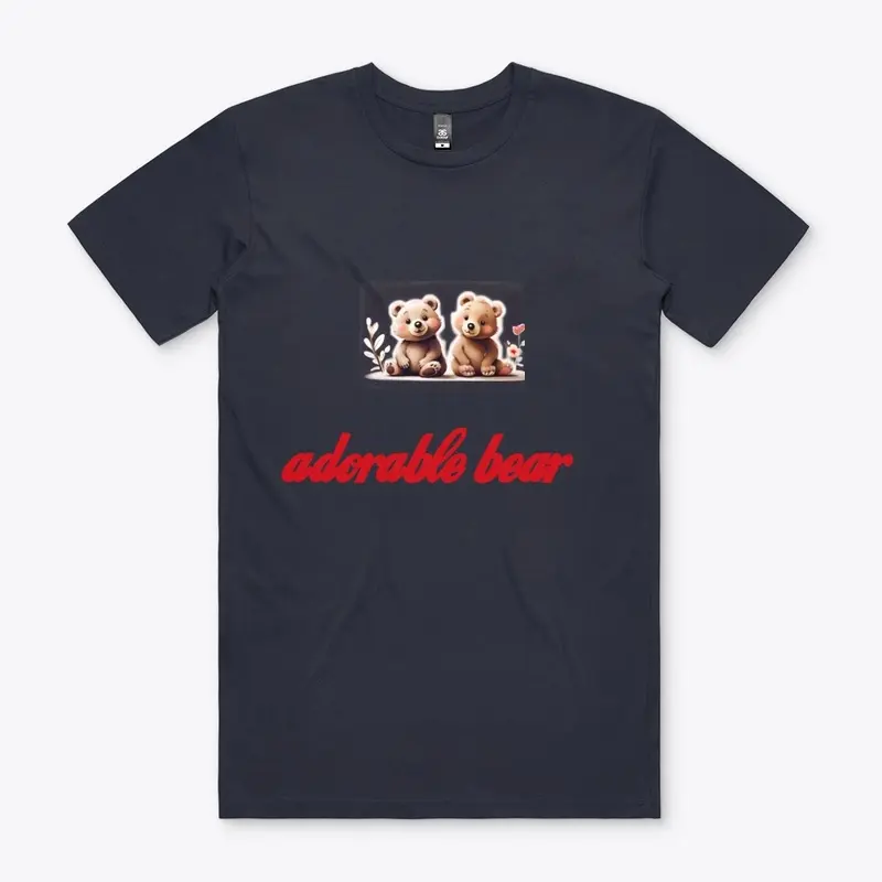 Adorable Baby Bear Sitting Designs Tee